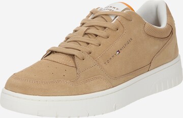 Baskets basses TOMMY HILFIGER en vert : devant