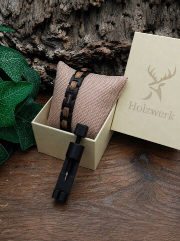 Holzwerk Bracelet 'NIERSEE' in Brown