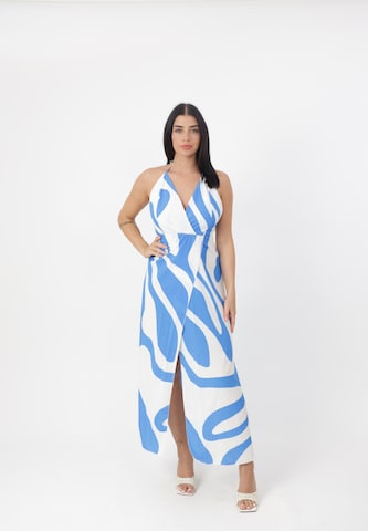 Robe d’été Elara en bleu : devant