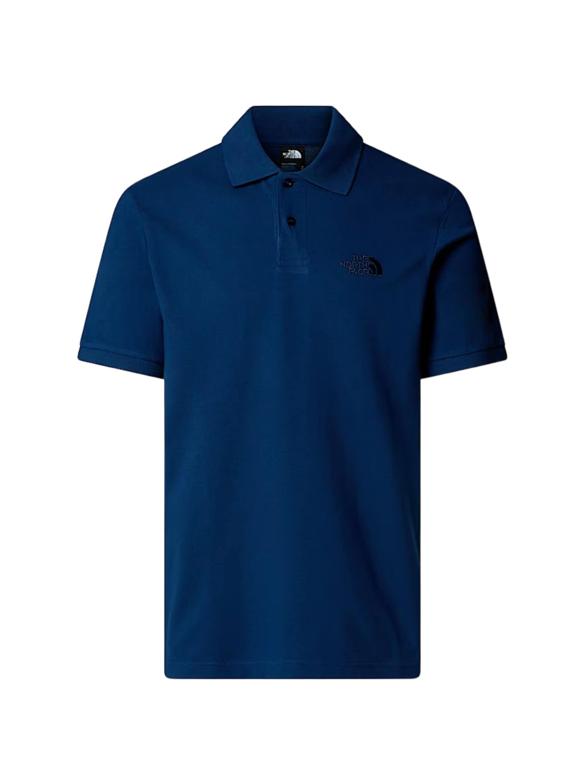 THE NORTH FACE - Camiseta 'THE NORTH FACE M ESS RG POLO TEE POLO' en azul: frente
