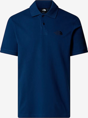 THE NORTH FACE - Camiseta 'THE NORTH FACE M ESS RG POLO TEE POLO' en azul: frente
