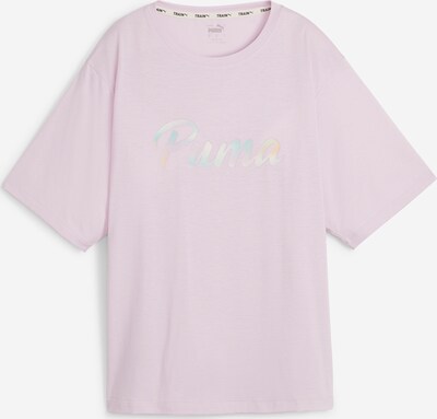 PUMA Camisa funcionais em azul claro / laranja / rosa pastel / branco, Vista do produto