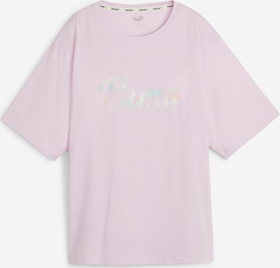 PUMA Funktionsbluse i lyseblå / orange / pastelpink / hvid, Produktvisning