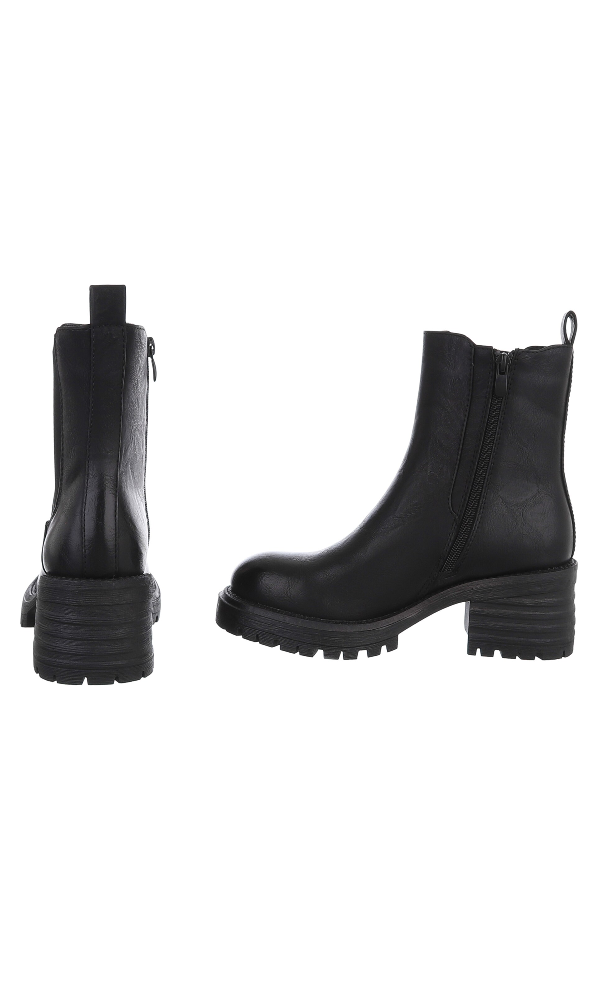 Ital-Design Ankle Boots in Black