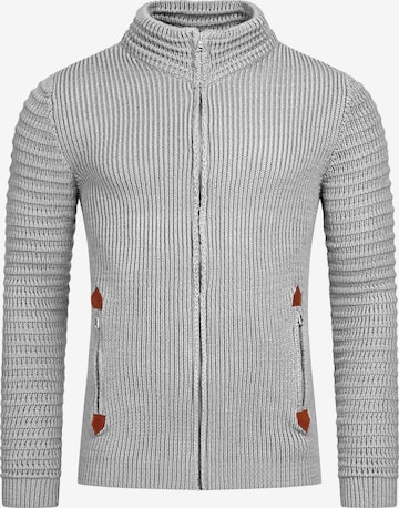 Redbridge Knit Cardigan in Grey: front