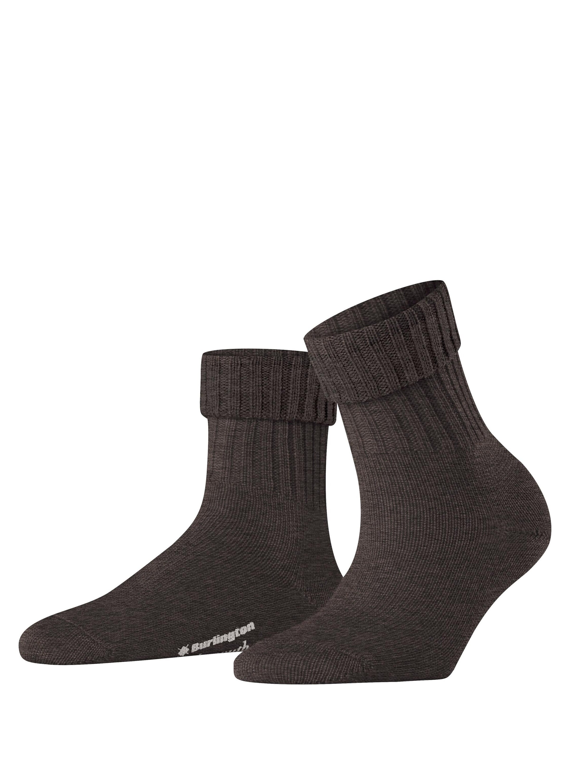 BURLINGTON Socks 'Plymouth' in Brown: front