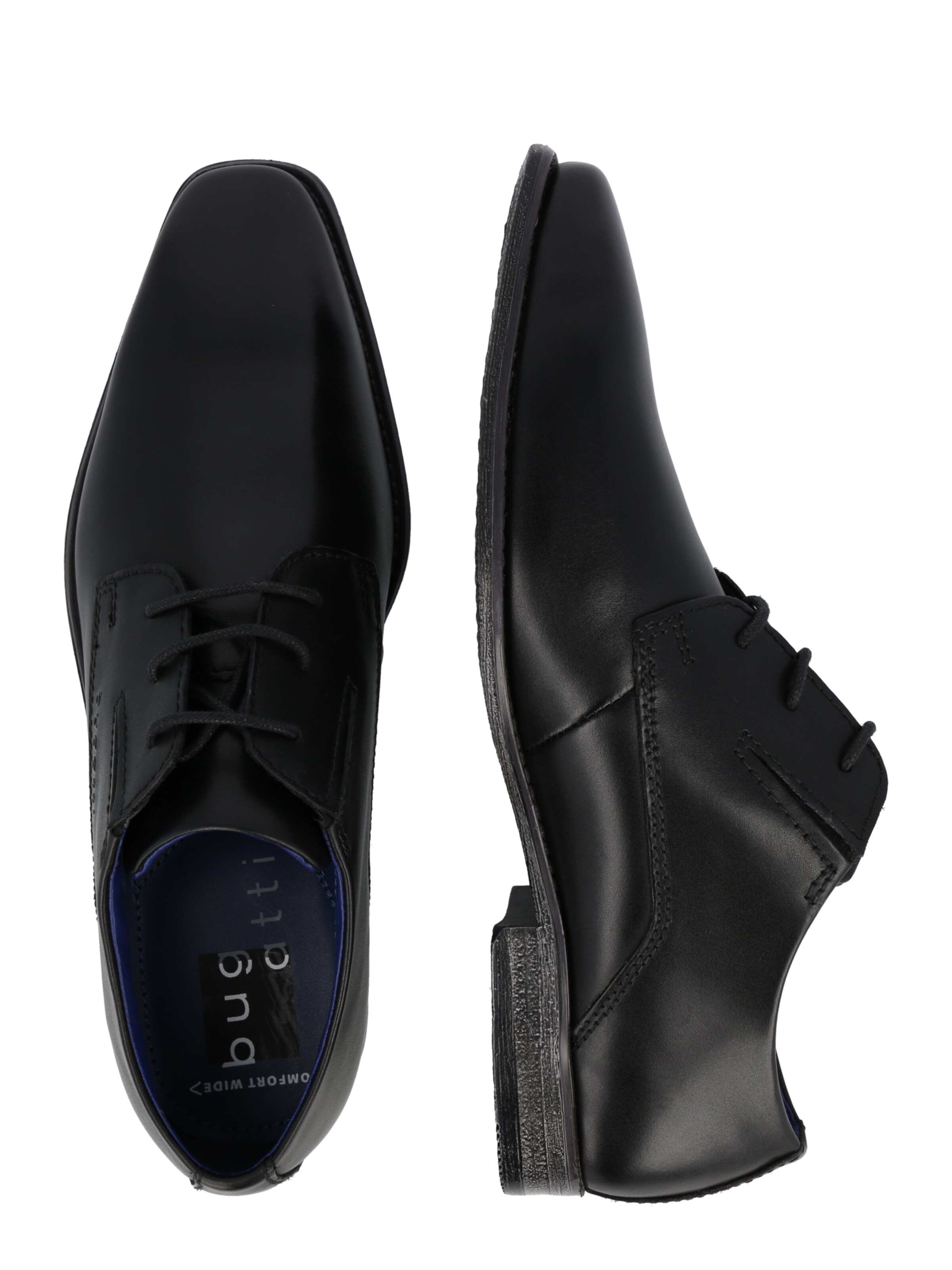 bugatti Veterschoen 'Armo' in Zwart