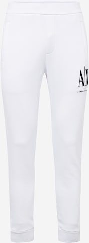 Effilé Pantalon ARMANI EXCHANGE en blanc : devant