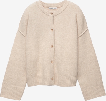 Pull&Bear Kardigán - Béžová: predná strana