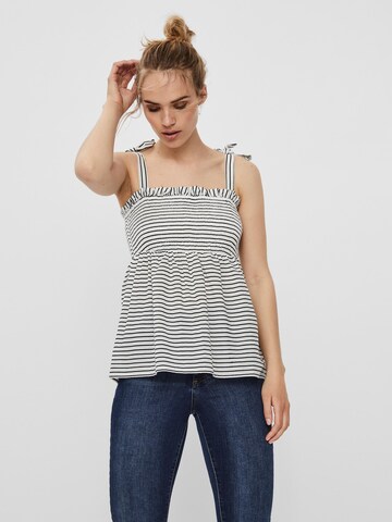 VERO MODA - Top 'Heli' em branco: frente