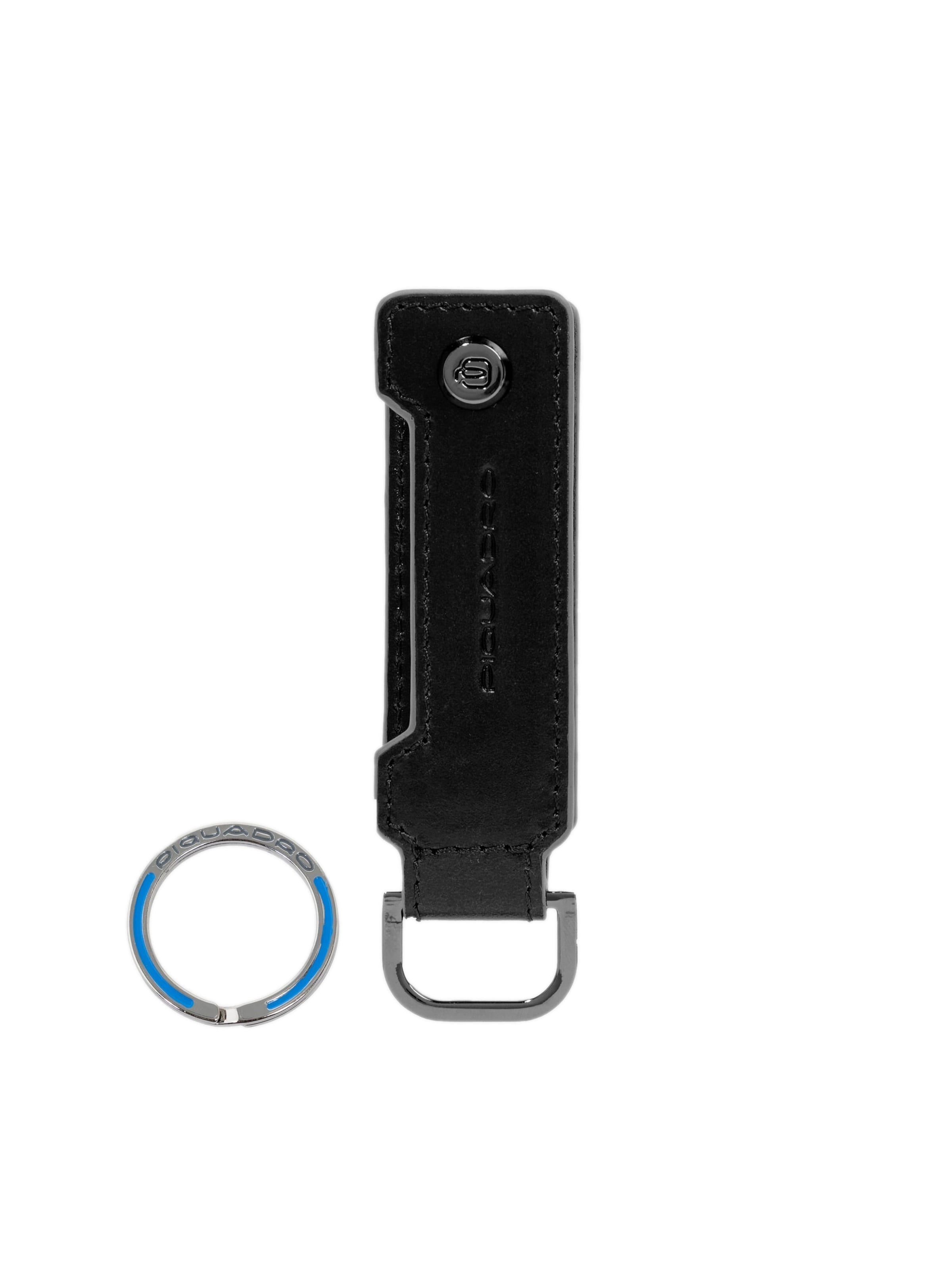 Piquadro Sleutelhanger in Zwart: voorkant
