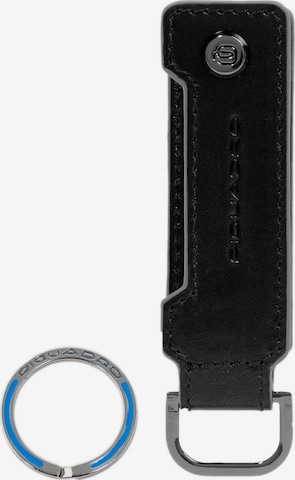 Piquadro Sleutelhanger in Zwart: voorkant