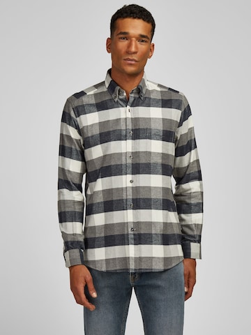 Chemise HECHTER PARIS en gris : devant