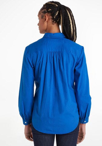 TOMMY HILFIGER Bluse in Blau