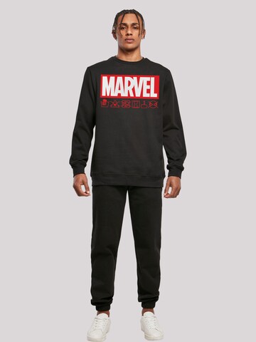 Sweat-shirt 'Marvel' F4NT4STIC en noir