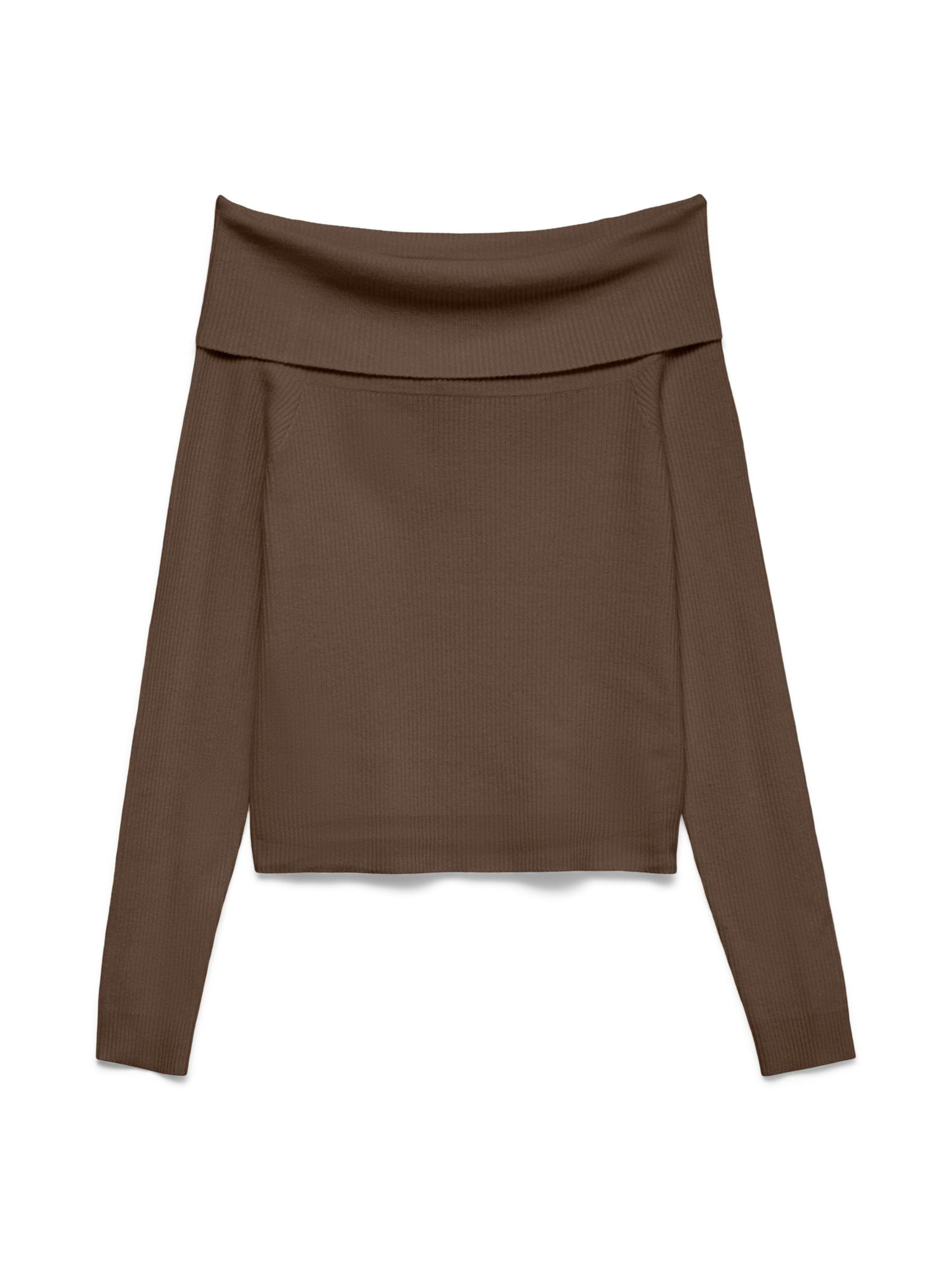 VERO MODA - Jersey 'VMEris' en marrón: frente