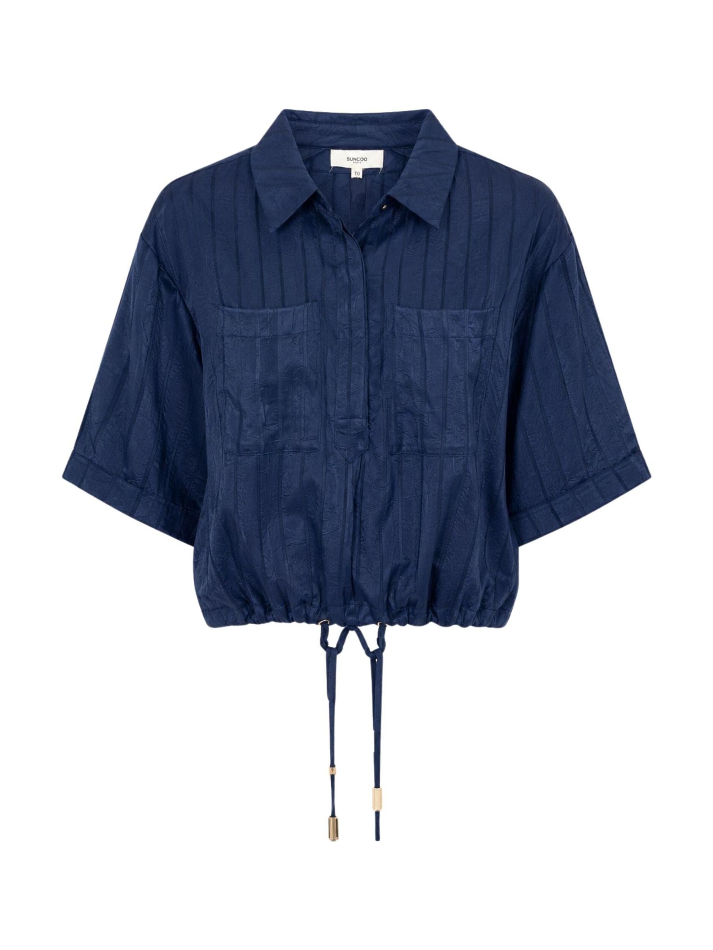 Suncoo Blouse in Blue: front