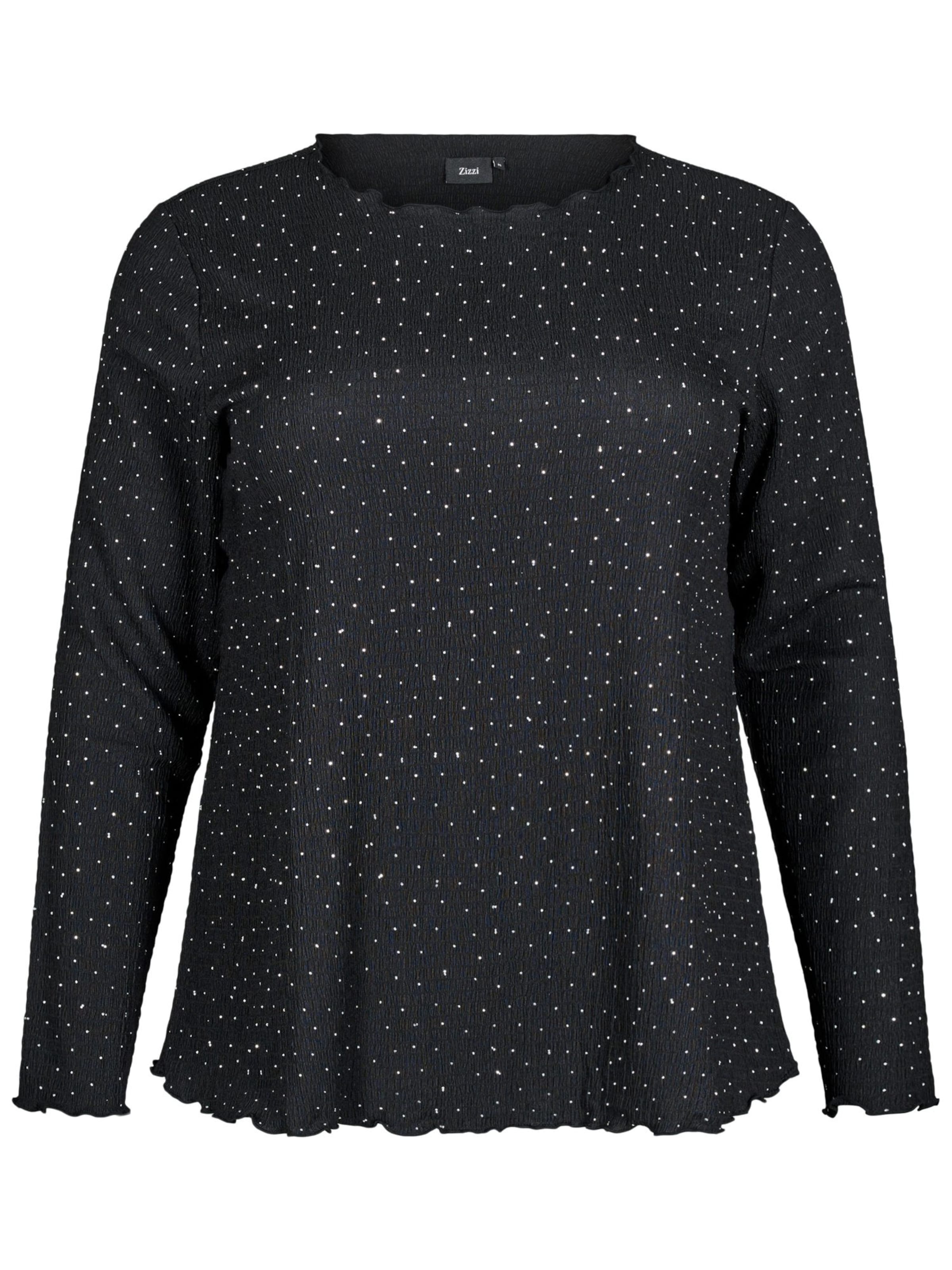 ZizziBluza &#x27;Calaura&#x27; - crna boja: prednji dio