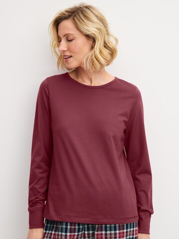 Camicia da notte 'PJ Party M&M' di CALIDA in rosso