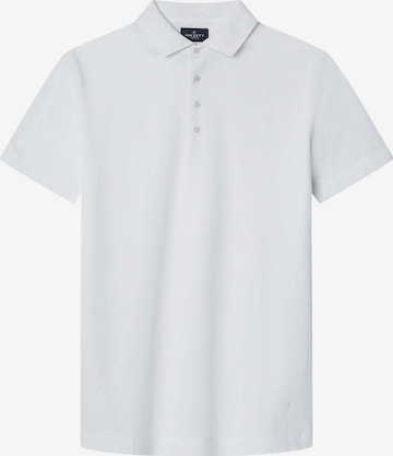 T-Shirt 'Mercerised' Hackett London en blanc : devant