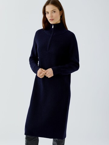 OUI Strickkleid in Blau