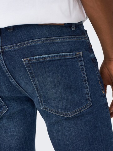 Only & Sons Baggy Jeans 'Loom' in Blue