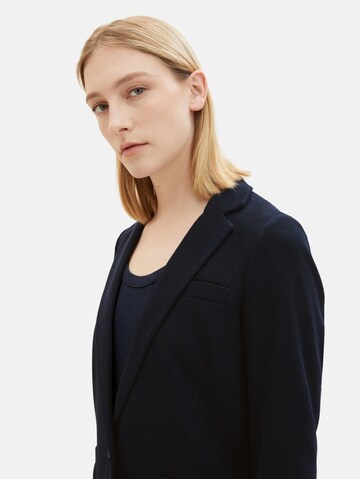 TOM TAILOR Blazer in Blau