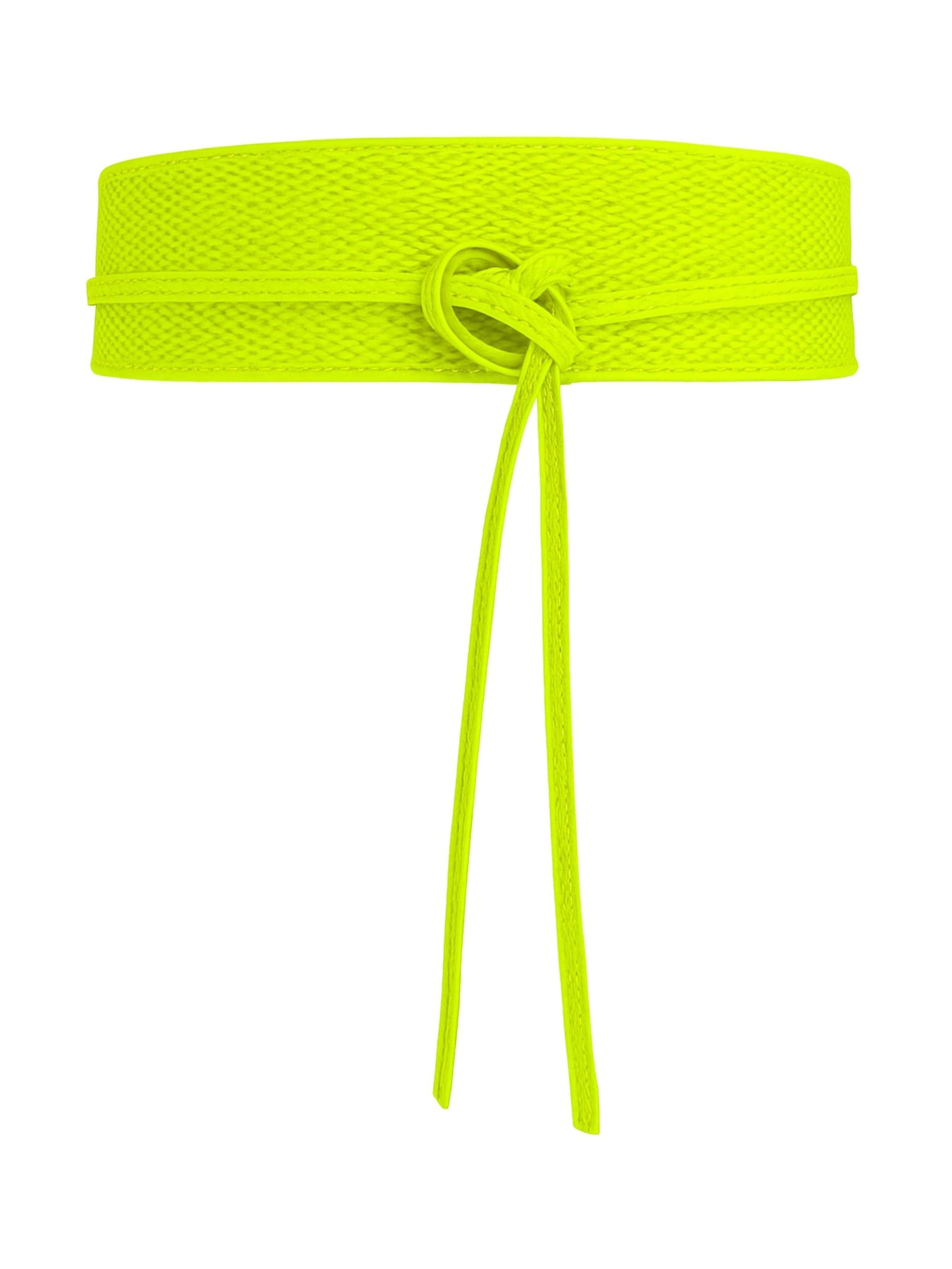 COLLEZIONE ALESSANDRO Gürtel 'Neon' in gelb, Produktansicht