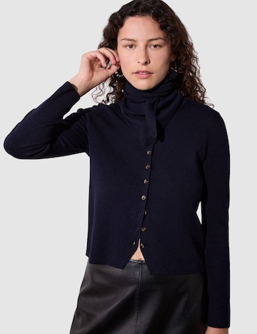 Whistles Knit Cardigan in Blue: front