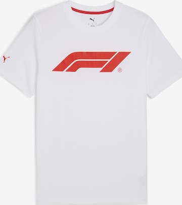 PUMA Shirt 'F1® Essentials' in White: front