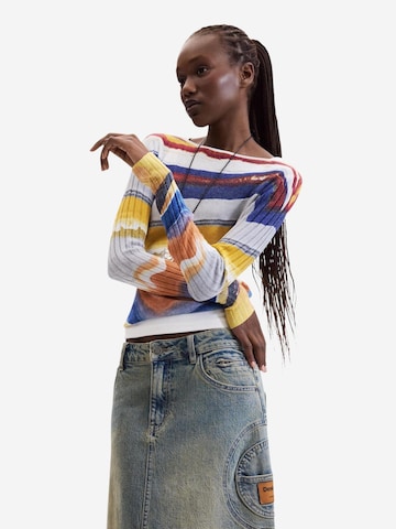 Pull-over 'JERS_TERRA 26WWJF43' Desigual en bleu : devant