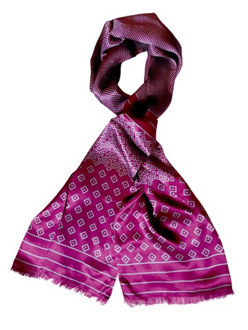 Posh Gear Sjaal 'Seidenschal Satinata' in Lila: voorkant