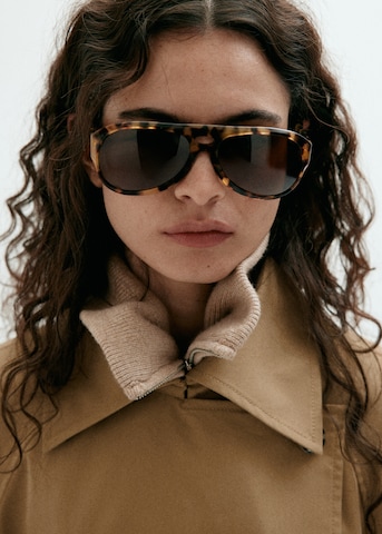 MANGO Overgangsfrakke 'TATAM' i beige