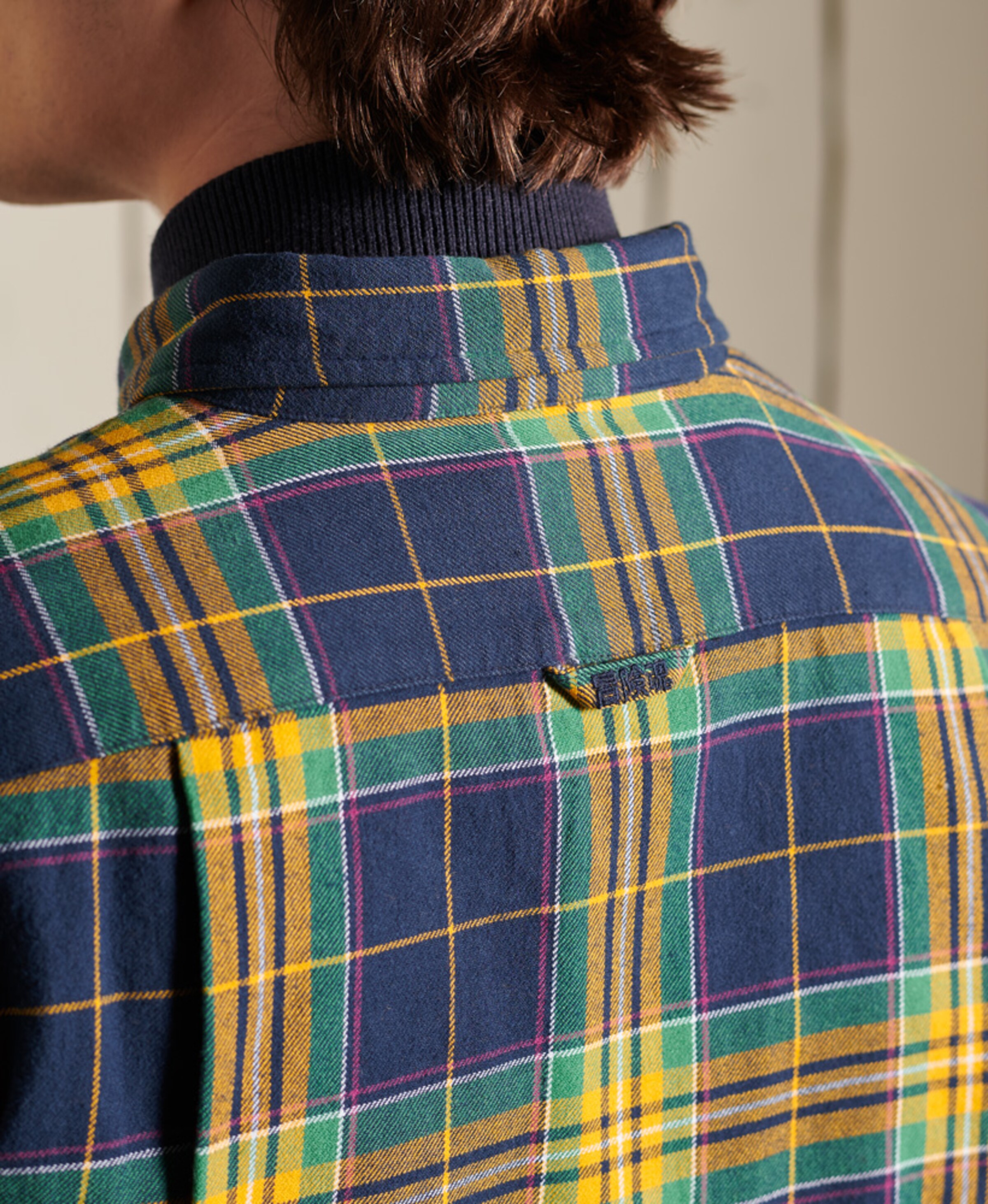 Männer Hemden Superdry SUPERDRY Heritage Lumberjack-Hemd aus Bio-Baumwolle in Gold - JN26422 Männer Hemden Superdry SUPERDRY Heritage Lumberjack-Hemd aus Bio-Baumwolle in Gold - JN26422