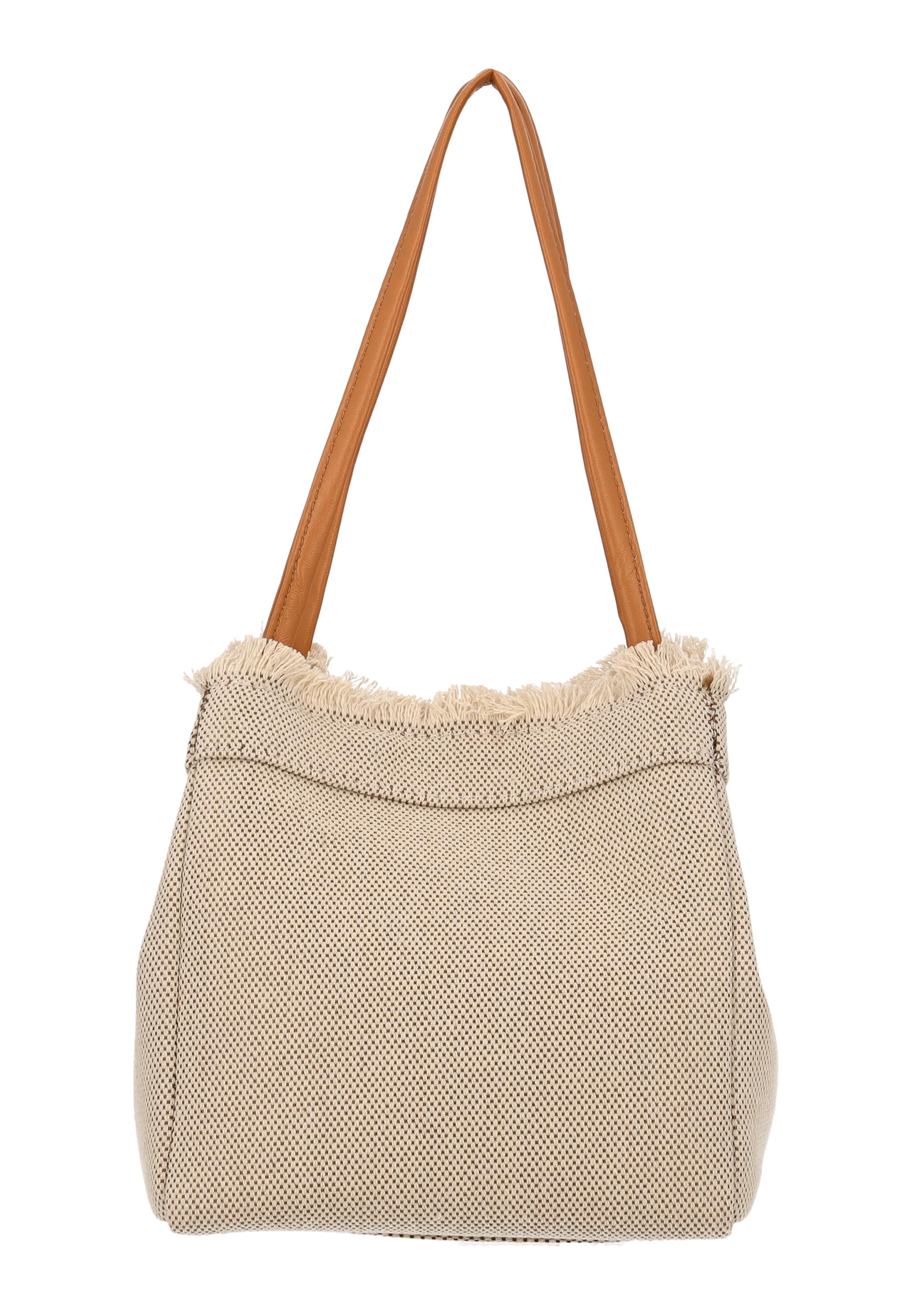 Usha - Shopper em bege: frente