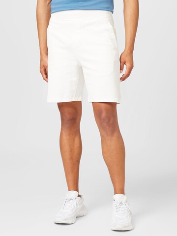 On Regular Панталон в бяло: отпред