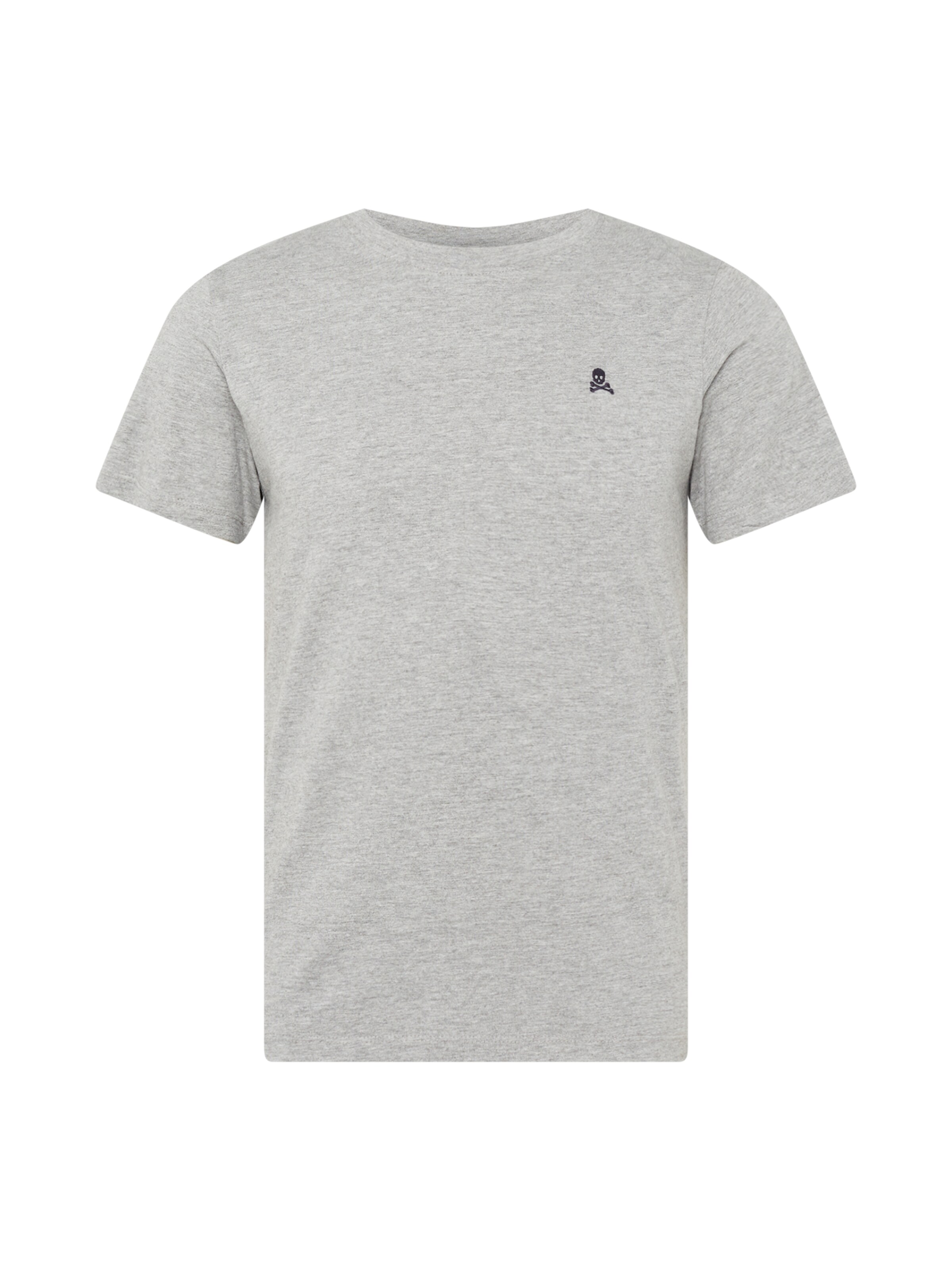 Scalpers Tričko – šedá: přední strana