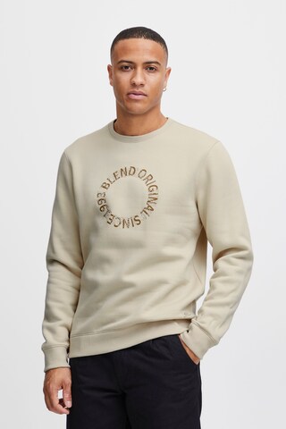 Sweat-shirt BLEND en beige : devant