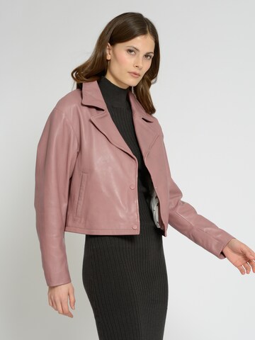 Maze Übergangsjacke in Pink: Vorderseite