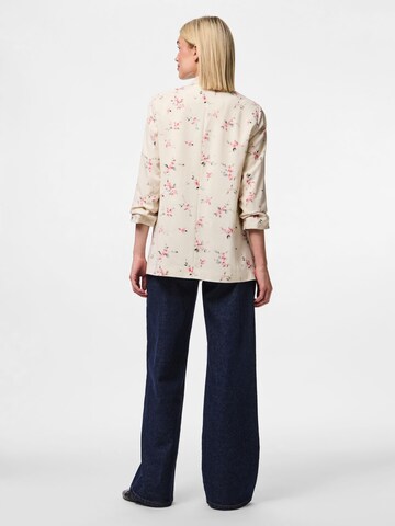 Blazer '17126850' PIECES en blanc