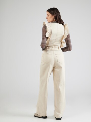 PIECES Jumpsuit 'PCMUJI' in Beige