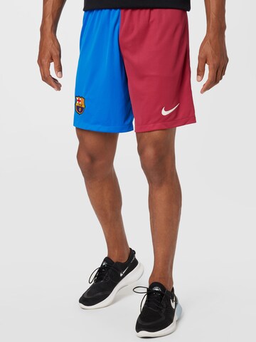 Regular Pantalon de sport 'FC Barcelona 2021/22 Stadium Home/Away' NIKE en bleu : devant