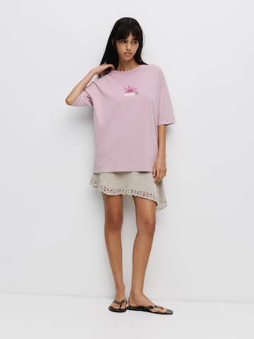 Maglia extra large di Pull&Bear in lilla