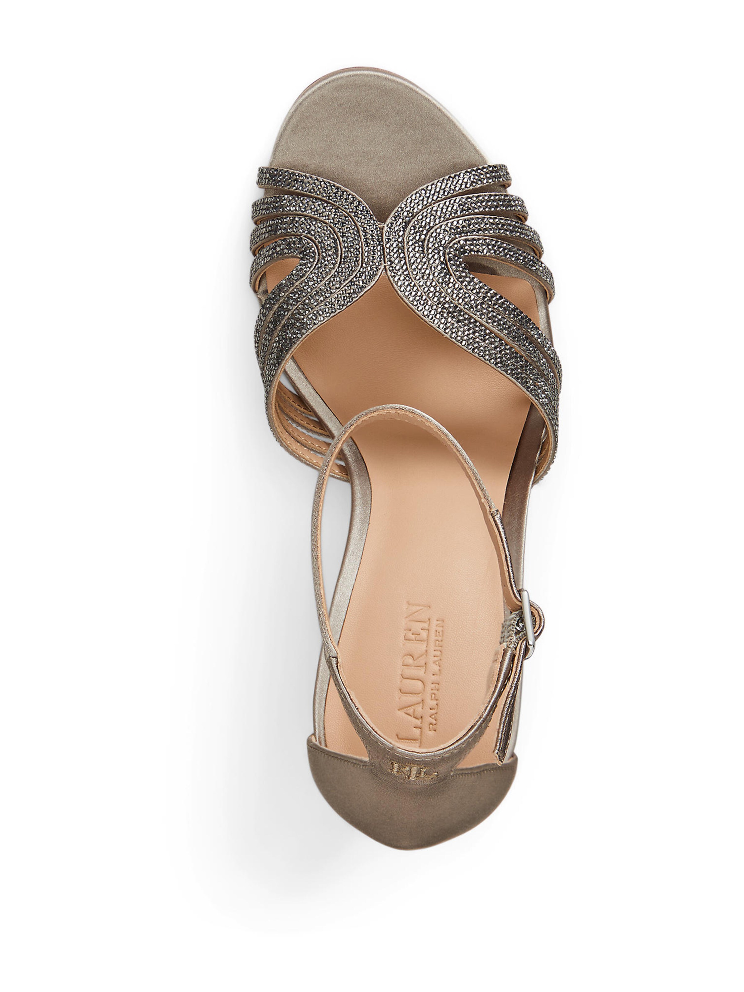Lauren Ralph Lauren - Sandalias con hebilla 'ALLIE' en marrón