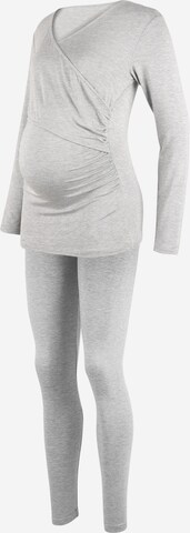 petit amour - Pijama 'Gilana' en gris: frente