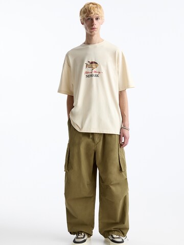 Pull&Bear T-Shirt in Beige