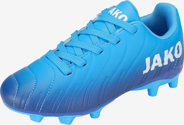 JAKO Soccer Cleats in Blue: front