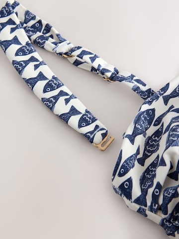 Next - Bandeau Fato de banho modelador em branco
