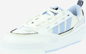 Baskets basses 'Adi2000' ADIDAS ORIGINALS en blanc : devant