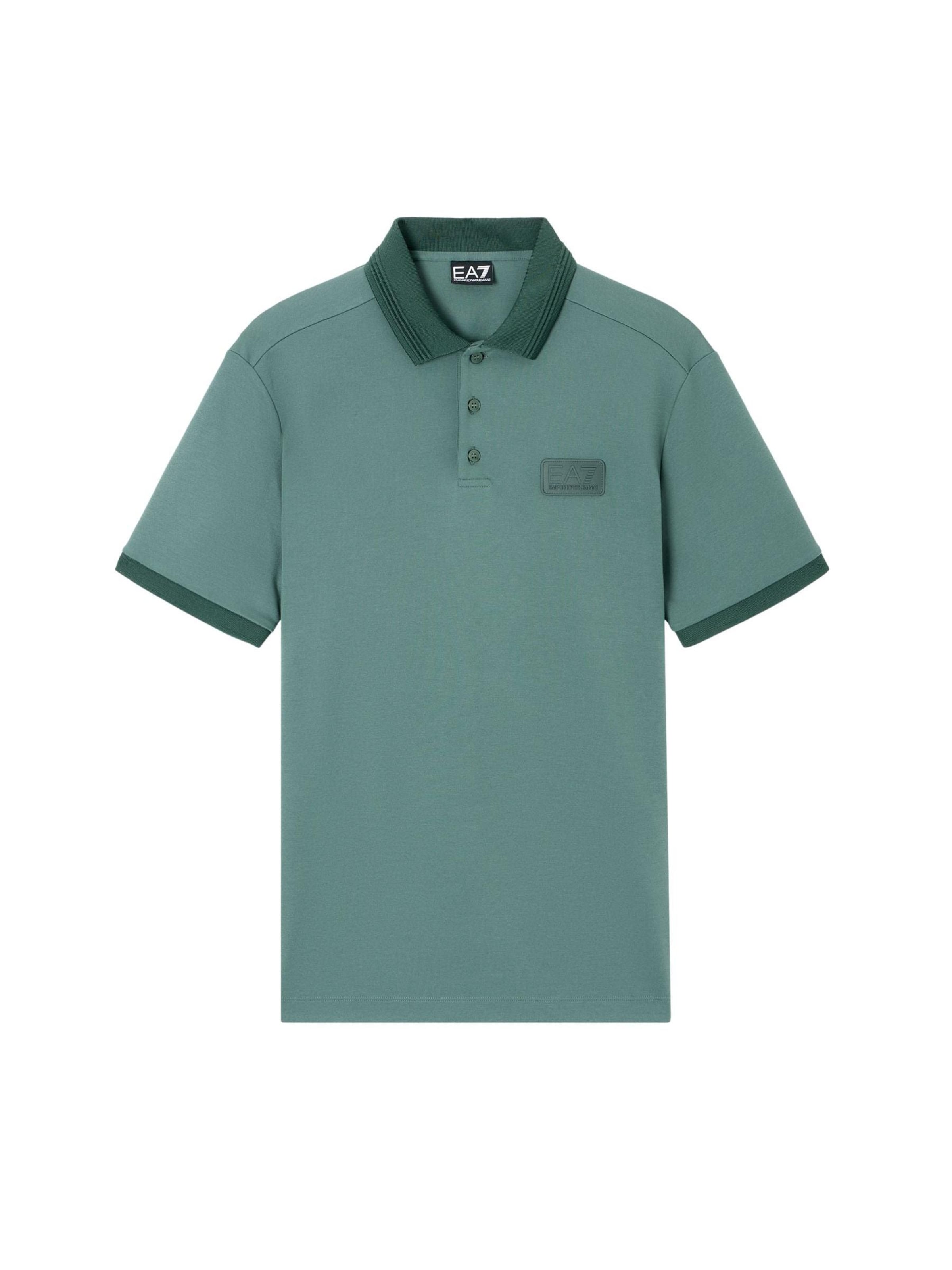 EA7 Emporio Armani - Camiseta en verde: frente